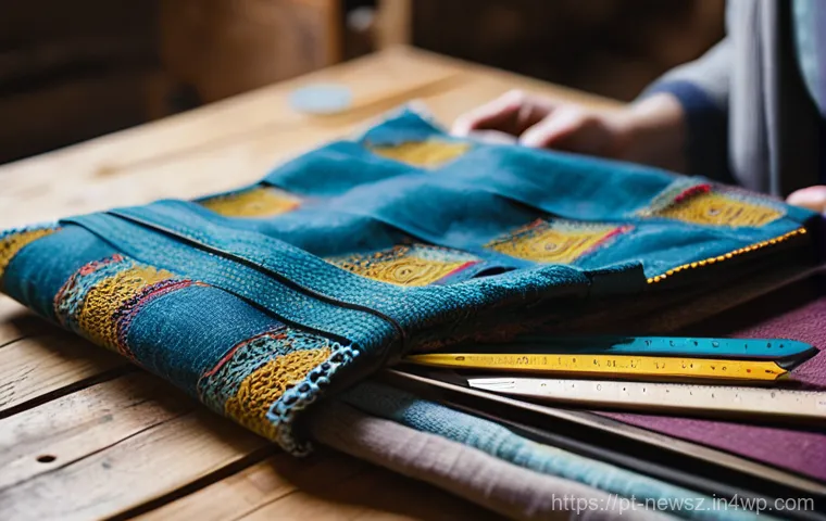 업사이클링 스타트업의 보조금 및 지원 프로그램 - Image Prompt 1: The Artisan's Upcycling Workshop**