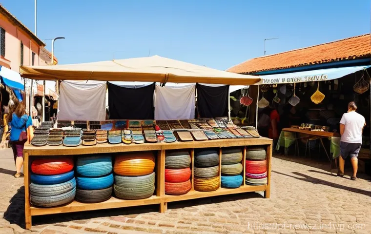 업사이클링 제품을 위한 고객 맞춤형 서비스 - **Prompt:** A heartwarming scene featuring a young Portuguese woman admiring a beautifully upcycled ...