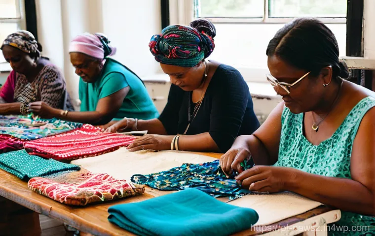 업사이클링 스타트업의 시장 분석 리포트 - **Artisan's Workshop: Transforming Discarded Treasures**
    A cozy, well-lit artisan workshop fille...