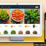 Home 19 업사이클링 제품 판매를 위한 온라인 플랫폼 비교 - A vibrant, modern digital marketplace interface showcasing an upcycling online store dashboard on a ...